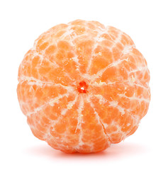 Peeled tangerine or mandarin fruit