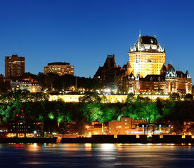Quebec City at night