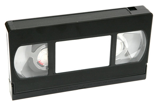 Video tape on white