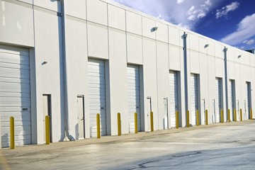 Fototapeta na wymiar Warehouse Gates