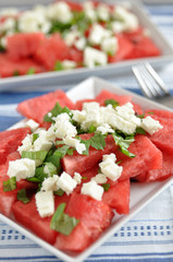 Wassermelonen Feta Salat