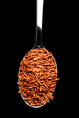 Chocolate Sprinkles in a Spoon