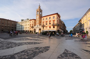 Rimini piazza tre Martiri