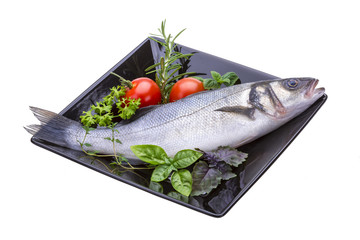Raw seabass