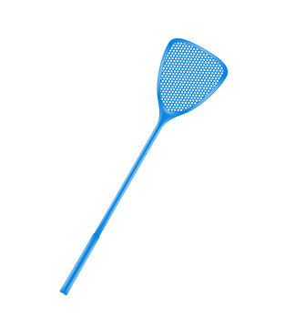 Blue flyswatter