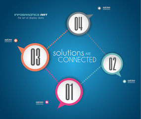 Infographics concept to display your data in a stylish way.