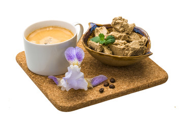 Coffee with Sunflower Halva