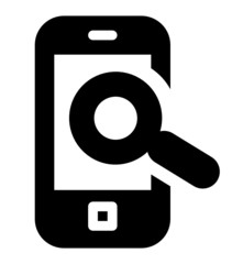 Mobile phone search icon