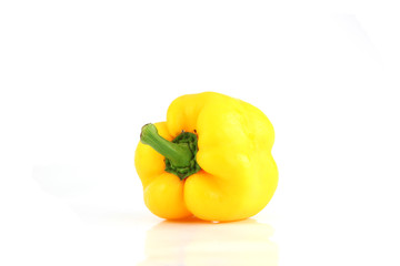 Yellow Sweet pepper or Yellow Bell pepper.