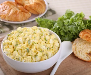 Keuken spatwand met foto Bowl of Egg Salad © chas53