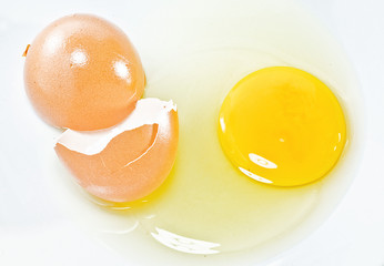 Cracked eggs