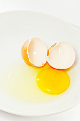 Cracked eggs
