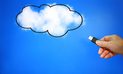 la nube conexión azul  3088f
