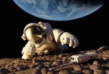 The astronaut © Kovalenko Iurii
