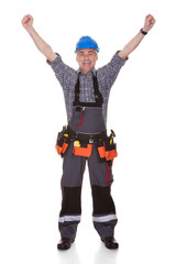 Portrait Of Happy Repairman