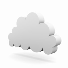Cloud. 3D illustration
