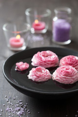 ranunculus flowers in bowl