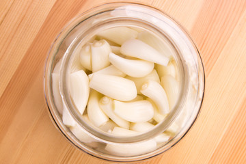 らっきょう漬け作り