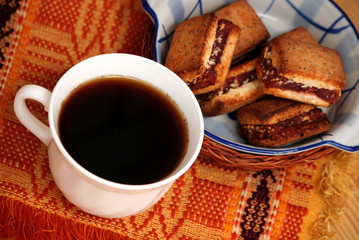 coffee with biscuits