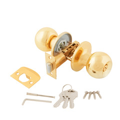 Door lock assembly on White Background