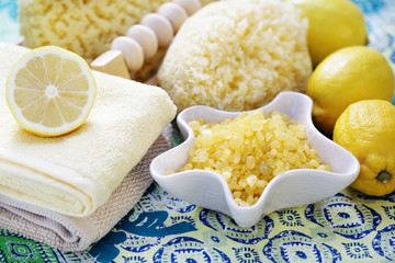 lemon bath salt