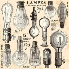 Light bulb - obrazy, fototapety, plakaty