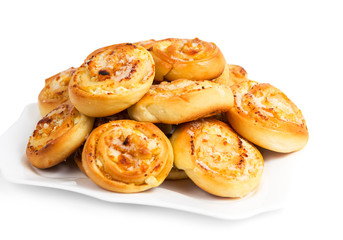 Fresh Homemade Cinnamon Rolls and sugar