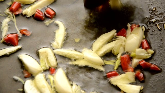 Garlic aceite y peperoncino