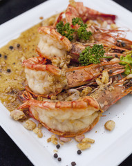 Grilled chicken  breast with salad.