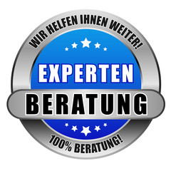 5 Star Button blau hell EXPERTEN BERATUNG WHIW 100PCT
