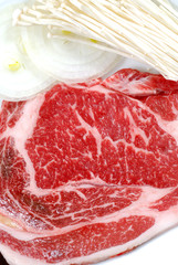 high quality premium beef sliced