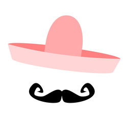 man wearing pink sombrero