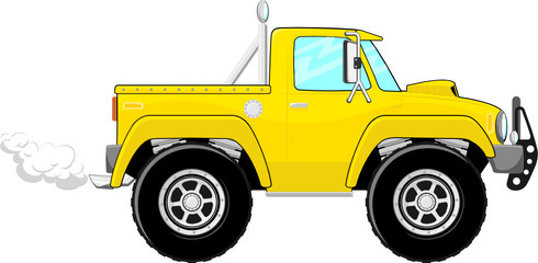 pickup truck cartoon © Sergio Hayashi