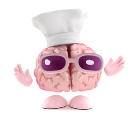 3d Brain cooks intelligently