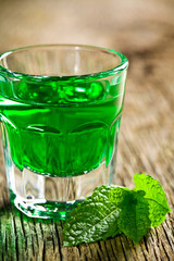 green mint liquor