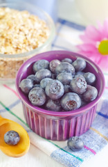 blueberry and yogurt