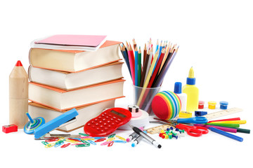 School and office supplies. Back to school.