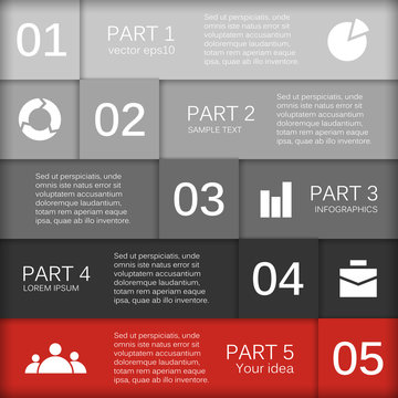 Template for your business presentation (info graphic)