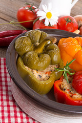 stuffed peppers with rice