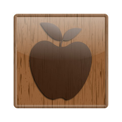 Wood shinny icon