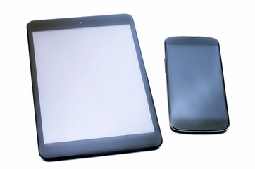 Tablet und Handy
