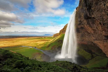 Foto auf Leinwand Wasserfall in Island - Seljalandsfoss © TTstudio