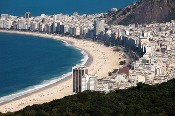 Naklejka premium Copacabana Beach, Rio de Janeiro, Brazil