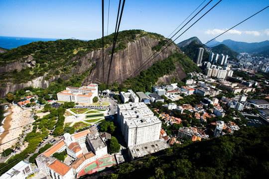 The cable car to Sugar Loaf in Rio de Janeiro