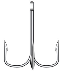 Treble hook for fishing