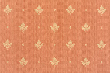 Floral brown lily wallpaper texture background
