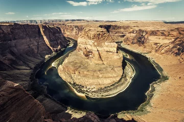 Rideaux velours Parc naturel horseshoe Bend with special photographic processing