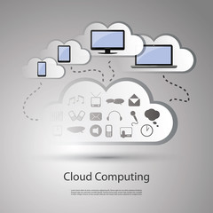 Cloud computing concept