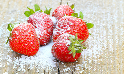 Erdbeeren mit Stevia gezuckert