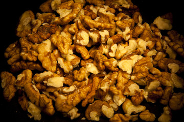 walnut seeds background